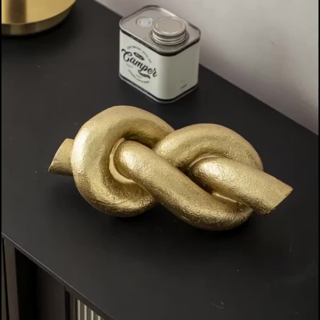 Knot And Tie Abstract Sculpture Decorative Crafts, Home And Office Decorative Ornaments, Creative Statue Sculpture Crafts