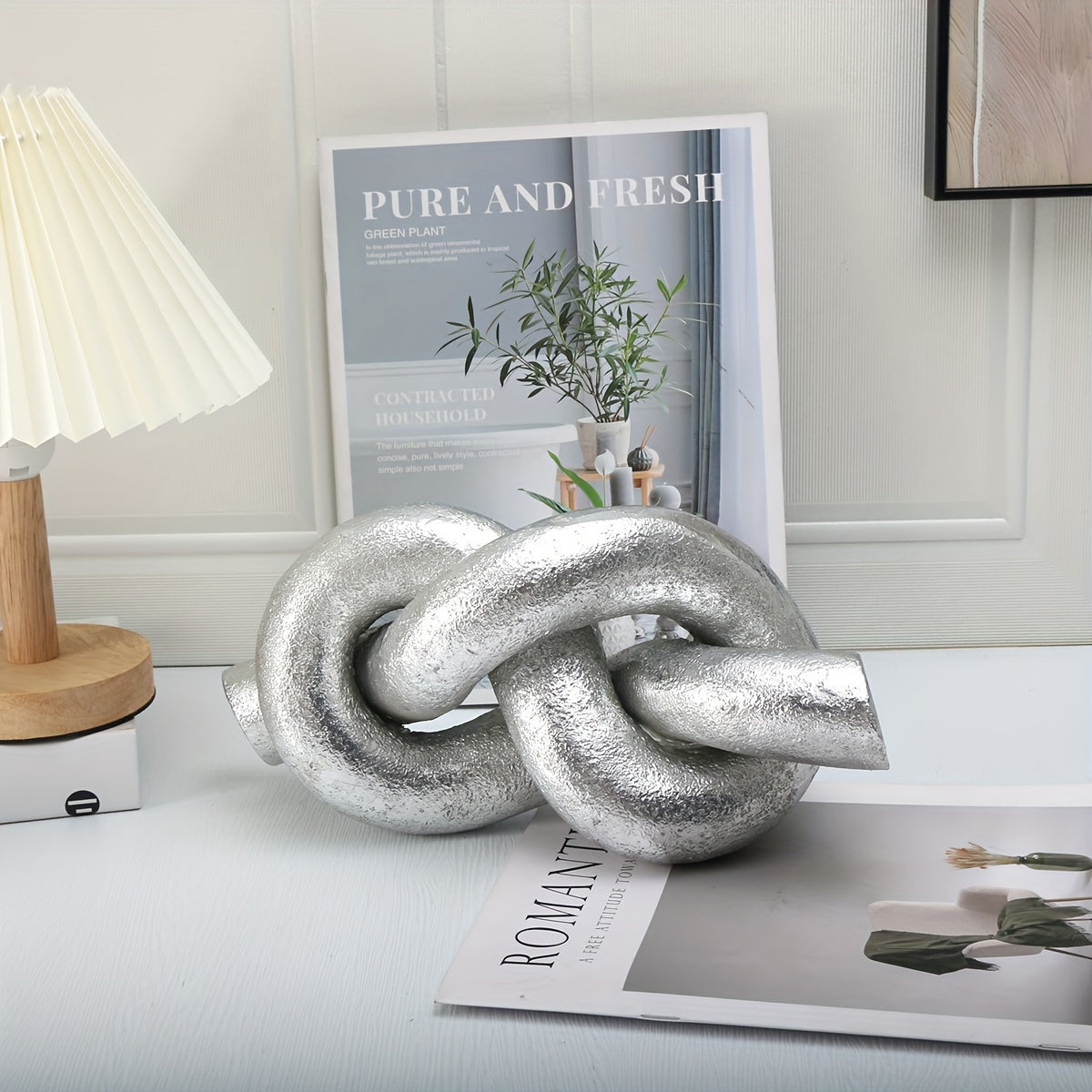Knot And Tie Abstract Sculpture Decorative Crafts, Home And Office Decorative Ornaments, Creative Statue Sculpture Crafts