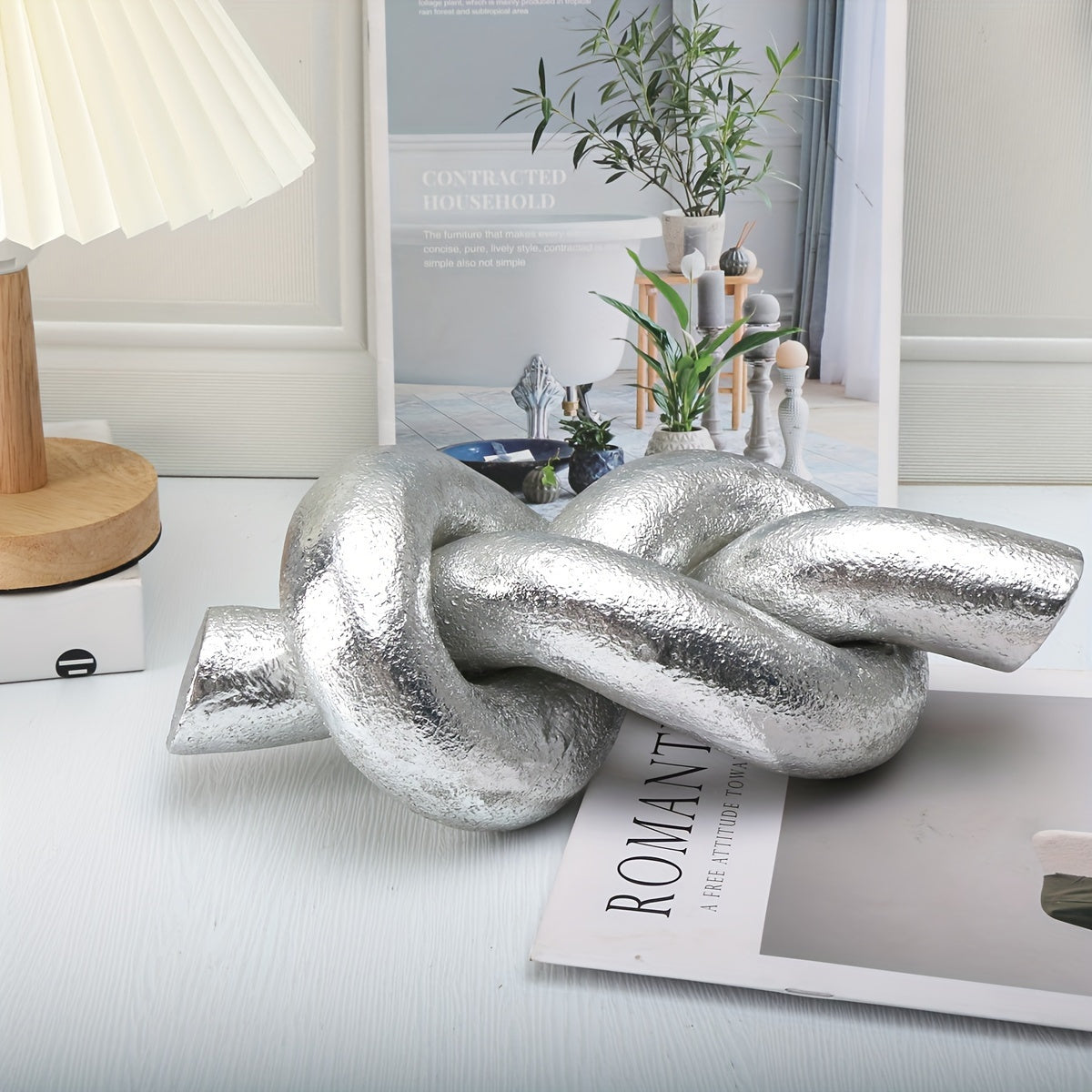 Knot And Tie Abstract Sculpture Decorative Crafts, Home And Office Decorative Ornaments, Creative Statue Sculpture Crafts